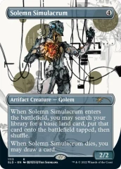 Solemn Simulacrum (1113) - Foil - Borderless